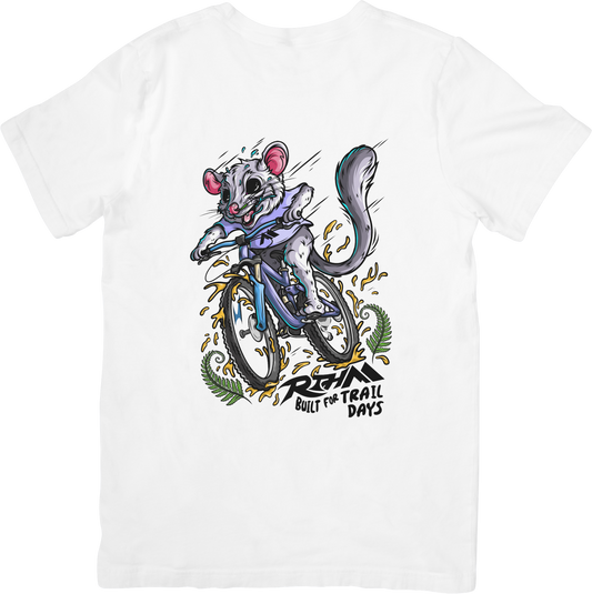 Quartz White tee back