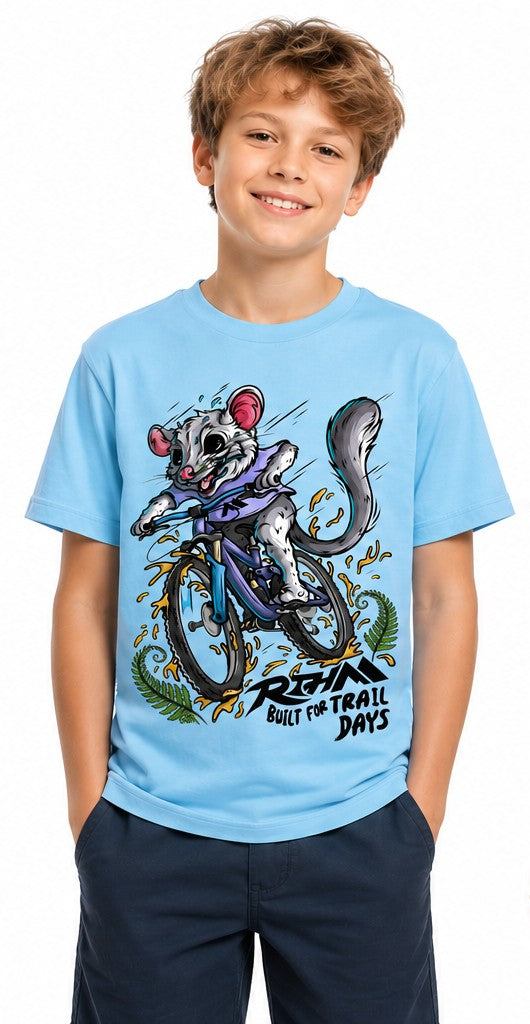 Glacier kids tee front print