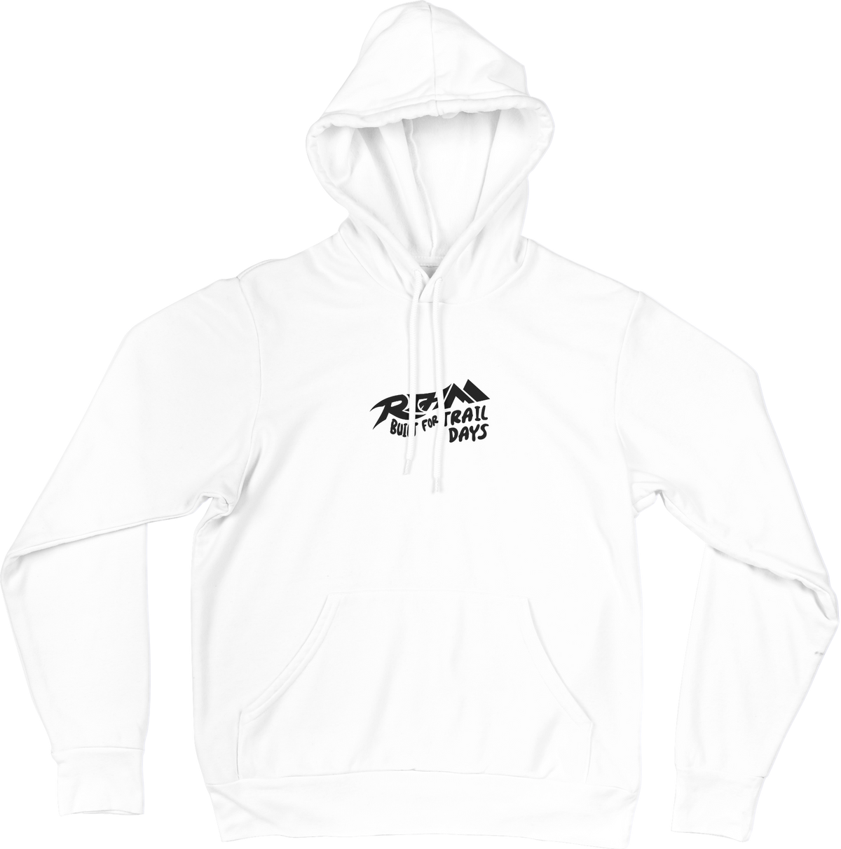 RTHM hoodie front - Quartz White
