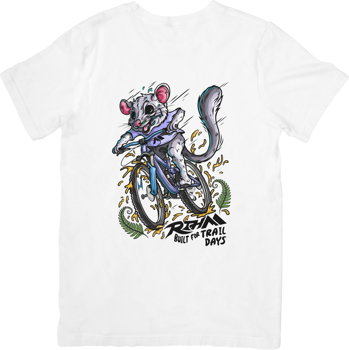 Quartz White tee back
