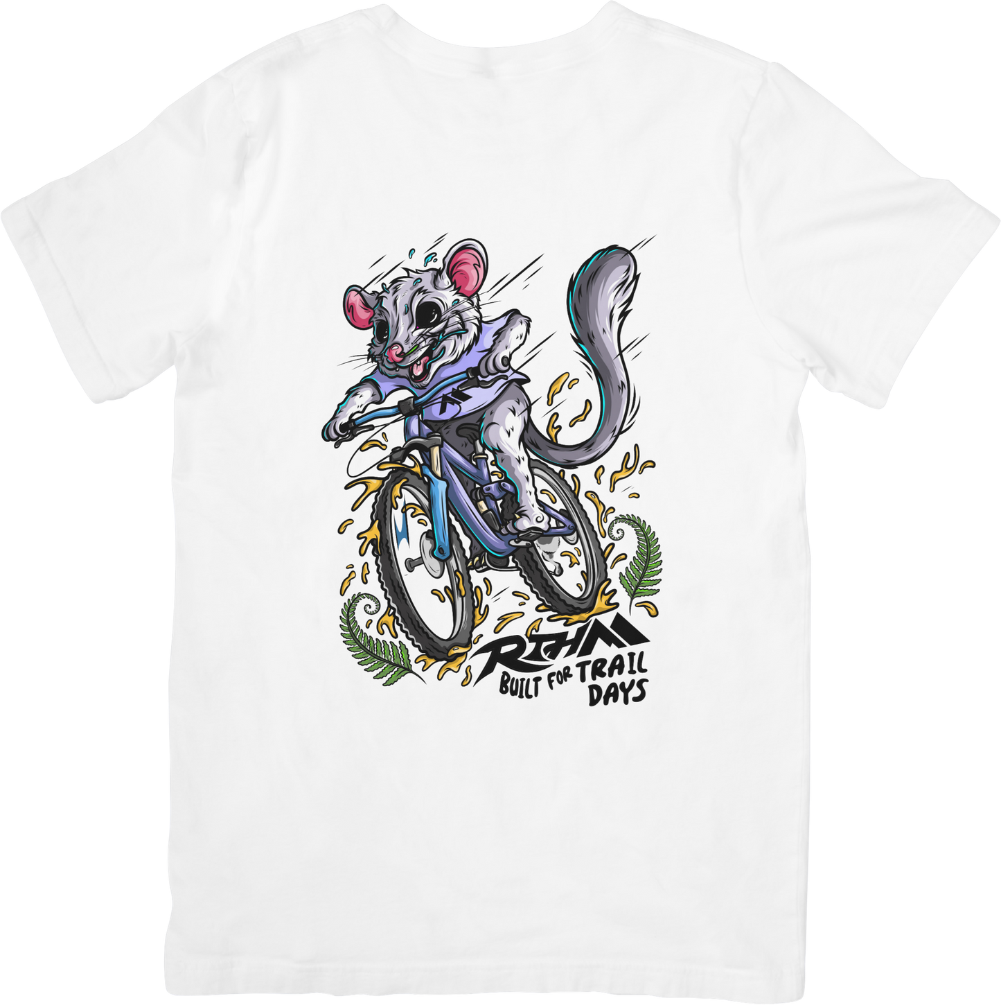 Quartz White tee back